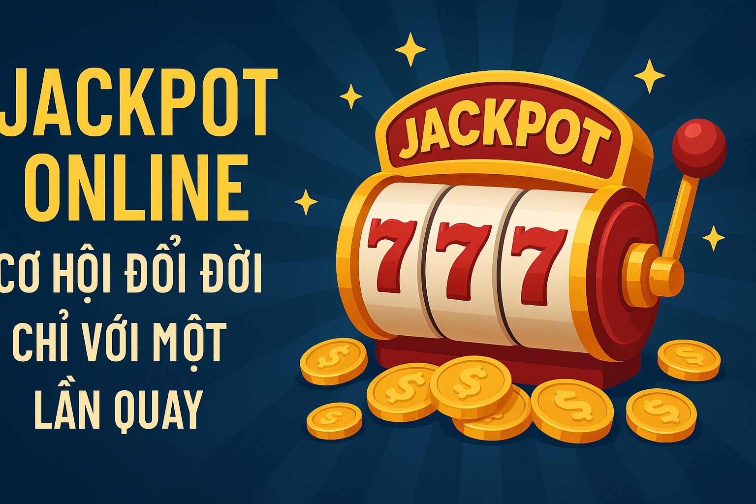 Jackpot Online – Cơ Hội Đổi Đời Chỉ Với Một Lần Quay