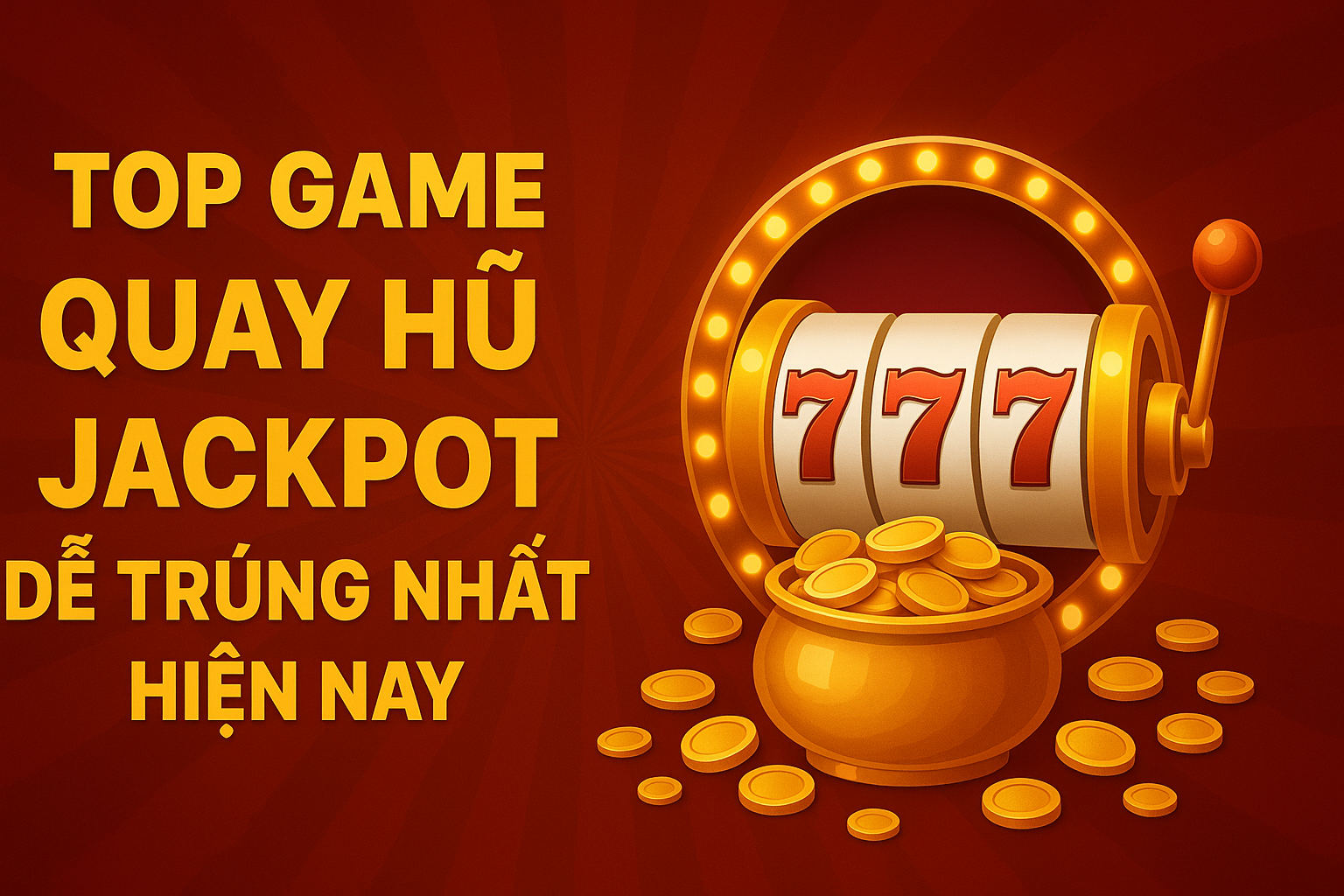 Top Game Quay Hũ Jackpot Dễ Trúng Nhất Hiện Nay – Lựa Chọn Hàng Đầu Cho Người Chơi Thông Minh
